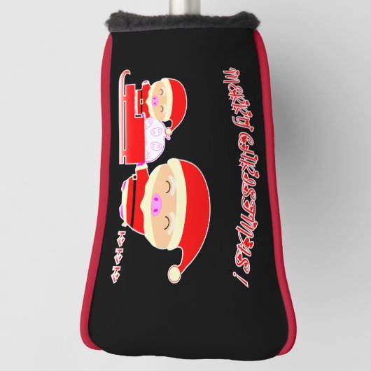 Kerstman Golfheadcover (Draai 90)