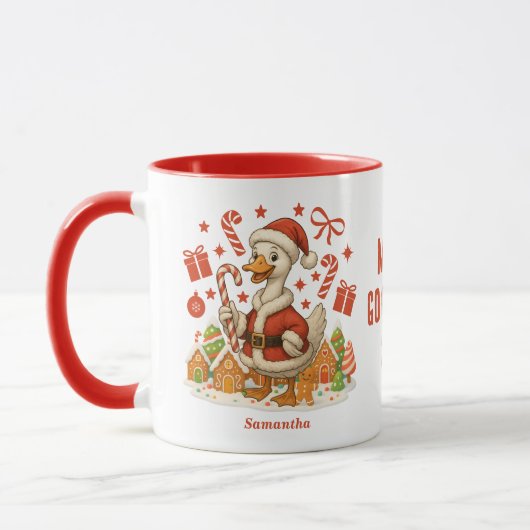 Kerstman Goose Kerstmis Mok (Links)