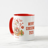 Kerstman Goose Kerstmis Mok (Voorkant links)