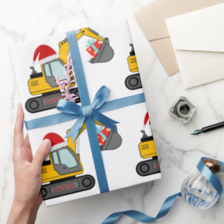 Kerstman graafpeuter T-shirt Cadeaupapier