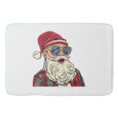 Kerstman - Grappig Badmat (Voorkant)
