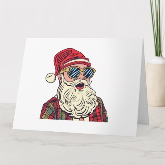 Kerstman - Grappig Kaart (Voorkant)