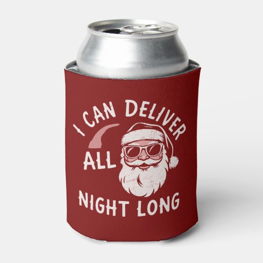 Kerstman Grappig Kerstfeest Kerst Jongens Joke Blikjeskoeler (Blikje Voorkant)