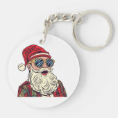 Kerstman - Grappig Sleutelhanger (Achterkant)