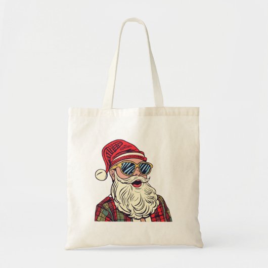 Kerstman - Grappig Tote Bag (Voorkant)