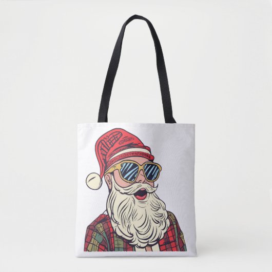 Kerstman - Grappig Tote Bag (Voorkant)