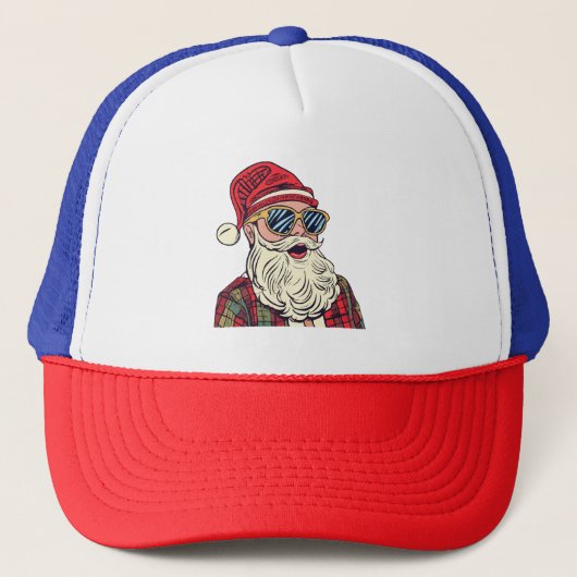 Kerstman - Grappig Trucker Pet (Voorkant)