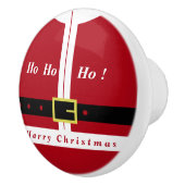 Kerstman Grappige Kerst Keramische Knop (Rechts)