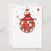 Kerstman Grappige Vriendjes Kerstfeest Kaart (Achterkant)