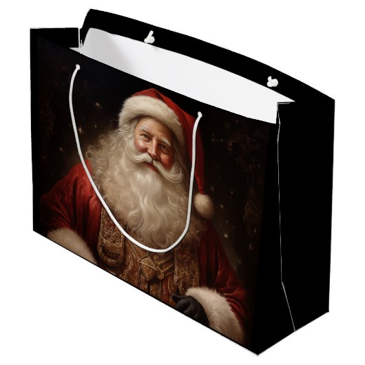 kerstman groot cadeauzakje (Achterkant Gekanteld)