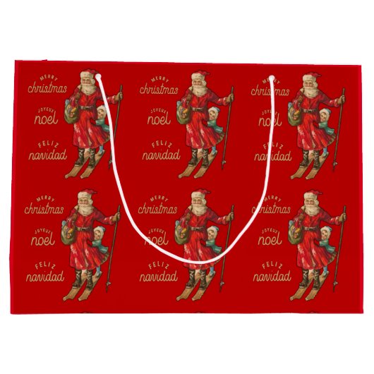 kerstman groot cadeauzakje (Achterkant)