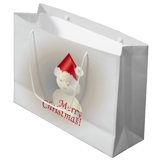 Kerstman Groot Cadeauzakje (Voorkant Gekanteld)