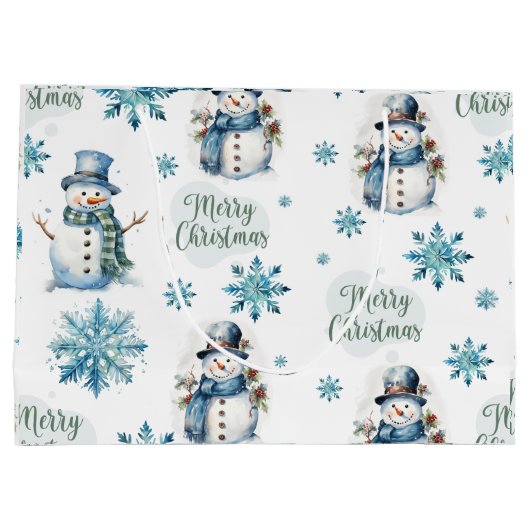 Kerstman Groot Cadeauzakje (Achterkant)