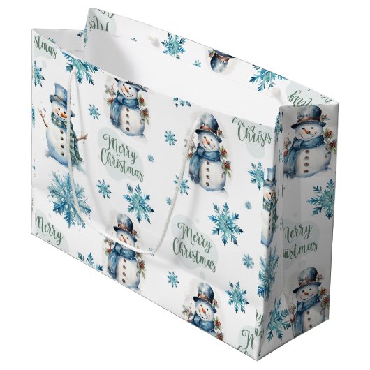 Kerstman Groot Cadeauzakje (Voorkant Gekanteld)