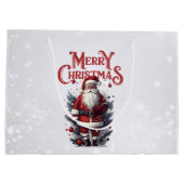  kerstman groot cadeauzakje (Achterkant)