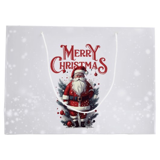 kerstman groot cadeauzakje (Achterkant)