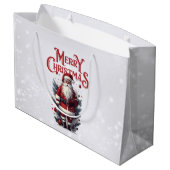  kerstman groot cadeauzakje (Achterkant Gekanteld)