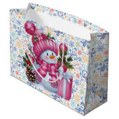 Kerstman Groot Cadeauzakje (Achterkant Gekanteld)