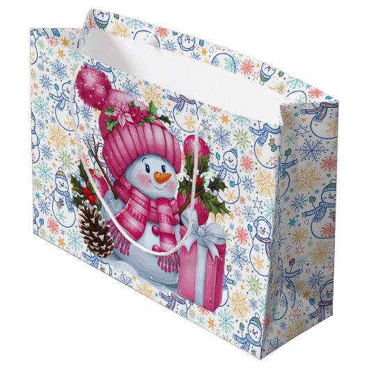 Kerstman Groot Cadeauzakje (Achterkant Gekanteld)