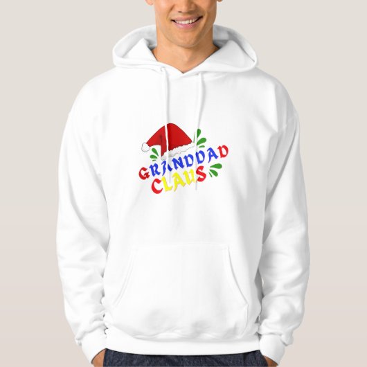 Kerstman groot hoodie (Voorkant)
