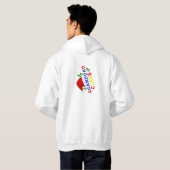 Kerstman groot hoodie (Achterkant volledig)