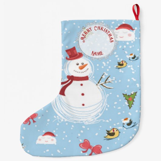 Kerstman Grote Kerstsok (Achterkant)