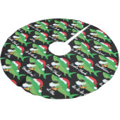 Kerstman haai kerstboom rok (Gekanteld)