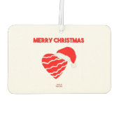 Kerstman Hart Rechthoek Luchtverfrisser (Achterkant)