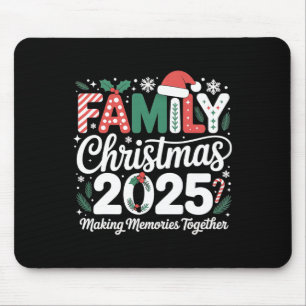 Kerstman Hat Familie Kerstmis 2025 Matching Xmas O Muismat