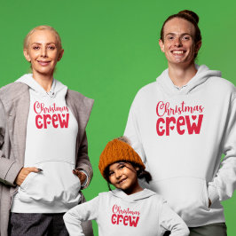 Kerstman — Heart Motif Red Typografie Hoodie