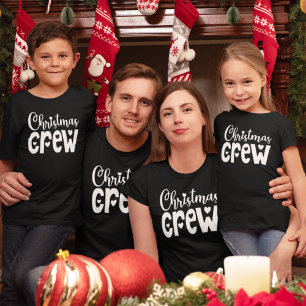 Kerstman — Heart Motif Typografie T-shirt