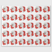 Kerstman Helper Cadeaupapier (Vlak)