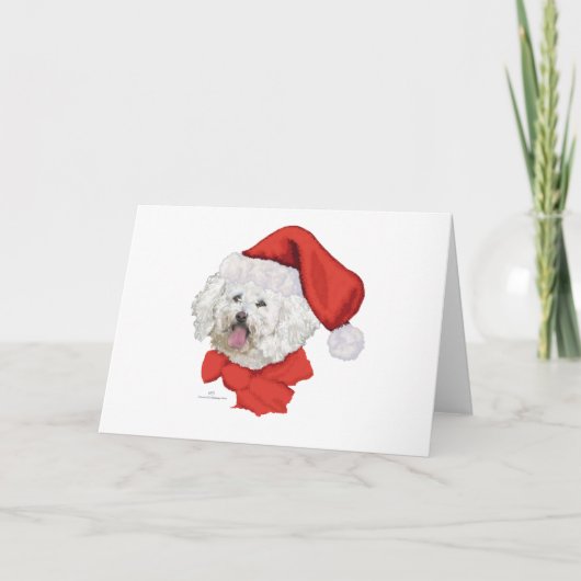 Kerstman Helper Feestdagen Kaart (Voorkant)