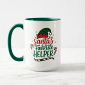 Kerstman Helper Kerst Combinatie Mok (Links)