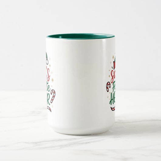 Kerstman Helper Kerst Combinatie Mok (Midden)