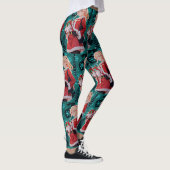 Kerstman Helper Kostuum Vrouwen Leggings (Rechts)