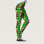 Kerstman Helper Kostuum Vrouwen Leggings (Rechts)