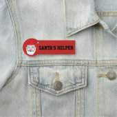 Kerstman helper naamplaatje (In situ)