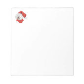 Kerstman Helper Notitieblok (Voorkant)