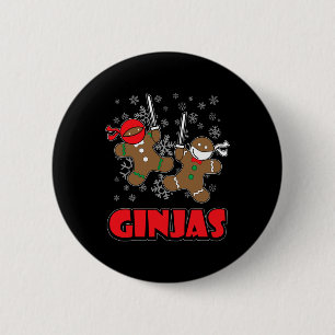 Kerstman Hemd - Kerst in Juli Cadeaus Ronde Button 5,7 Cm