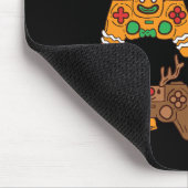 Kerstman herten gaming controllers Jongens kinder Muismat (Hoek)