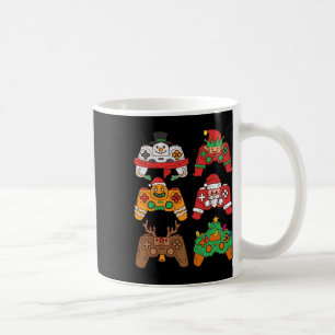 Kerstman Herten Gaming Controllers Jongens Kindere Koffiemok