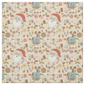 Kerstman Hippie Groovy Christmas Stof (Swatch)