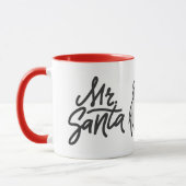 KERSTMAN HO HO HO Heren Kerstpret Fun Mok (Links)