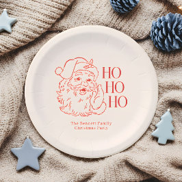 Kerstman “Ho Ho Ho” Kerstmis Papieren Bordje