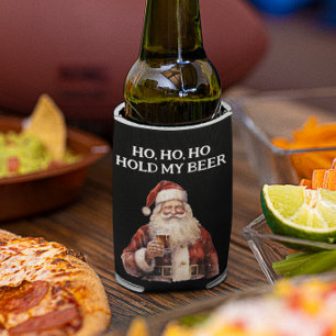 Kerstman Ho Ho Houd mijn Bier Blikjeskoeler