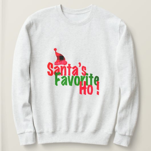 Kerstman Ho Humor, Grappig Kerstontwerp Trui (Design voorkant)