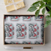 Kerstman Hockey Keeper Kerstmis Tissuepapier (Geschenk)