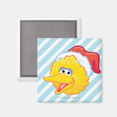 Kerstman Hoed Grote Vogel Magneet (Voorkant / Achterkant)