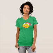 Kerstman Hoed Grote Vogel T-shirt (Voorkant volledig)